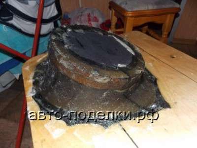 Изготовление подиумов при помощи смолы и стеклоткани