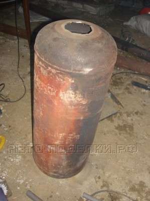 Буржуйка из газового баллона для гаража