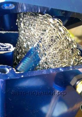 Маслоуловитель поделка для авто 