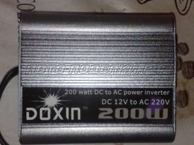 DC–AC инвертор 12V/220V мощностью 200W (обзор)