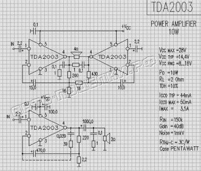 Простой усилитель для сабвуфера на TDA2003