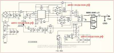 Схема Power Supply IR2153